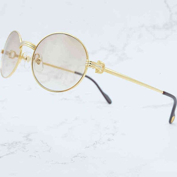 

new fashion sunglasses men square metal round s brand digner trending glass gold outdoor, White;black