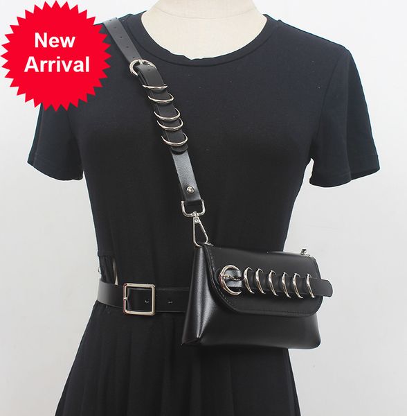 

manufacturer brand wholesale new net red fashion dark double chain concave shape portable msenger bag women's belt wild