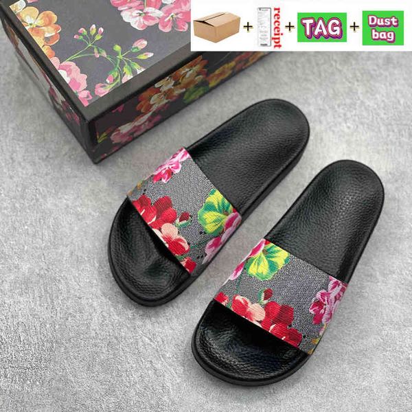 

est men women sandals slipper slides designer shoes black white red floral slippers leather rubber flats sandal loafers gear bot