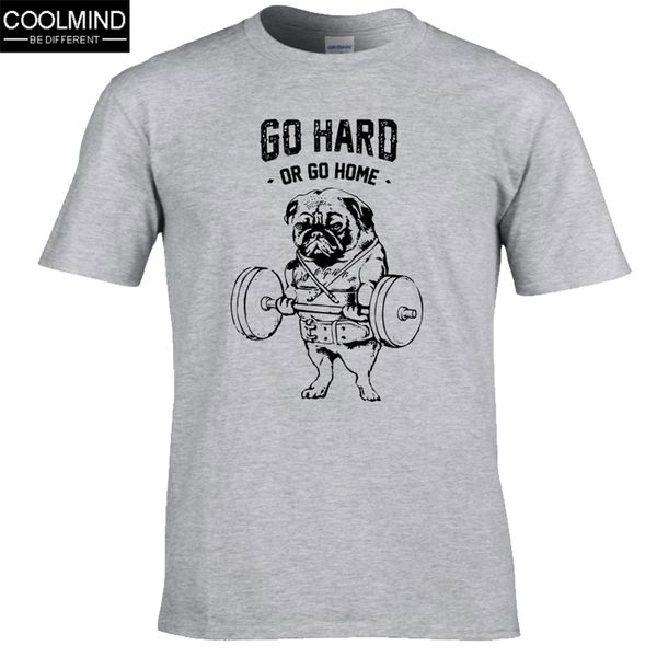 

100% cotton casual pug life t fashion home or go hard tshirt s tshirt men tee shirts 220608, White;black