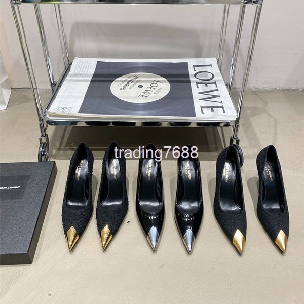 

dress shoes early spring s family high heels women's thin season versatile pointed black work single shoes