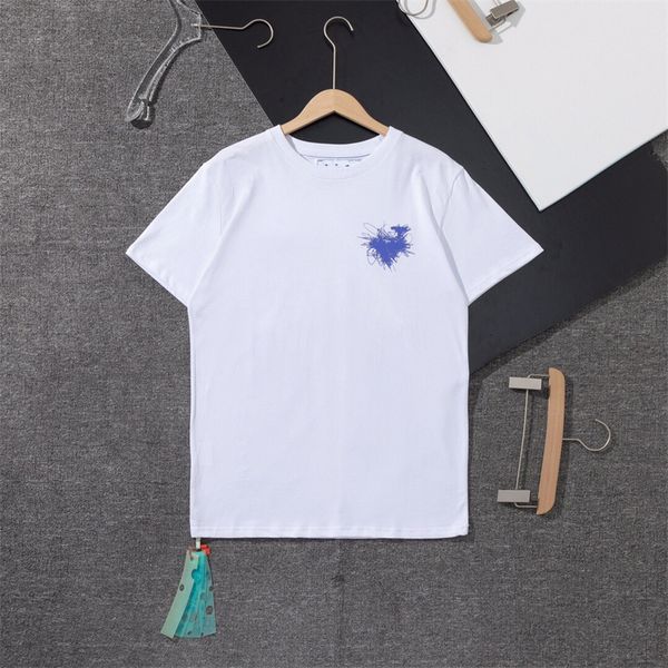 

2022 fashion men's t-shirts quality cotton print design fashion casual breathable european size s-xlyy off344, White;black