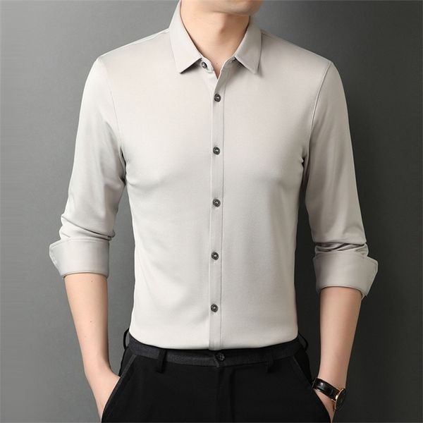

spring and autumn long sleeve shirt men business shirts 21597 220324, White;black