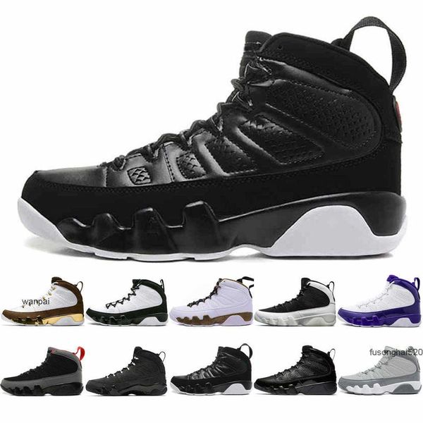 

2021 release jumpman 9 9s mens basketball shoes change the world university blue gold gym red silver glitter m jordens air jordon, Black