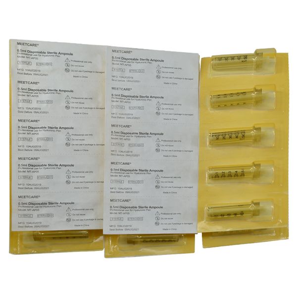 

beauty items disposable ampule for the mesotherapy hyaluron pen ampoule 0.3ml 0.5 ml
