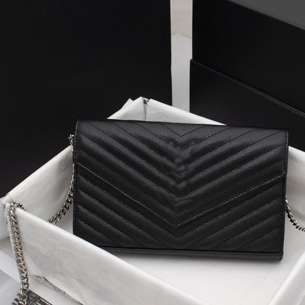 

classic envelope bag chains letter purse cowhide messenger bags couple sqaure cards female male wallet v shape thread chain flap envelopes g