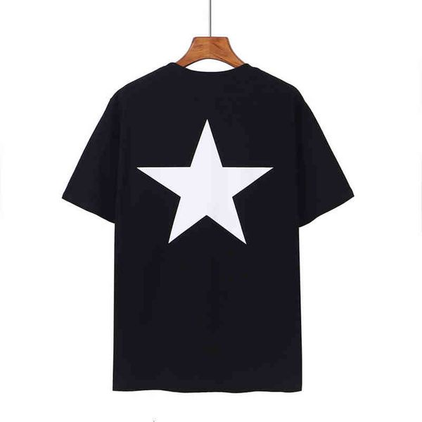 

mens t shirts summer ess fog pentagram tshirt printed streetwear fashion men women hip hop short sleeve tees 08, White;black