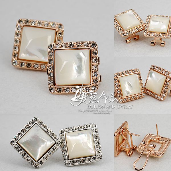 

fashion new designed earring hoop basilisk medusa 18k gold plated women's earring stud ladies designer jewelry ve01, Golden;silver