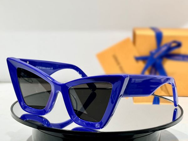 

sunglasses for women men summer 2613 cat eye style anti-ultraviolet retro plate full frame fashion eyeglasses random box, White;black