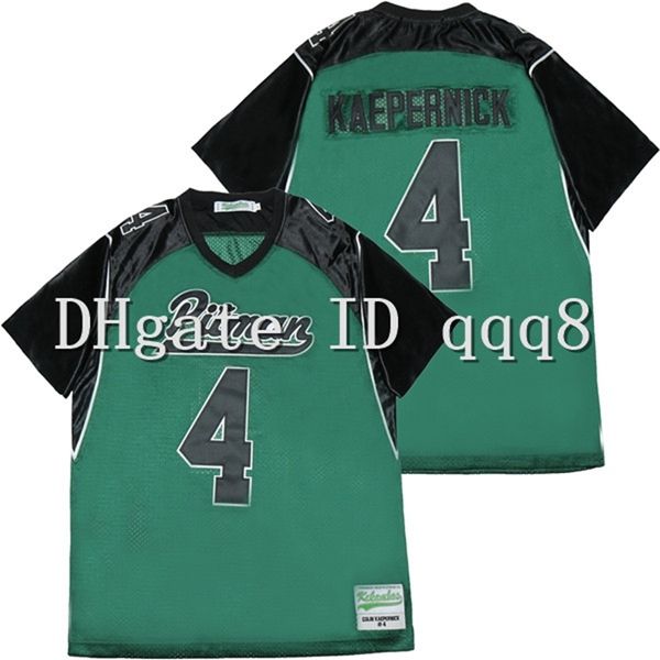 NA85 En Kalite 1 Hhigh School Pitman #4 Colin Kaepernick Jersey Grenn% 100 Dikiş Amerikan Futbol Forması Boyutu S-XXXL