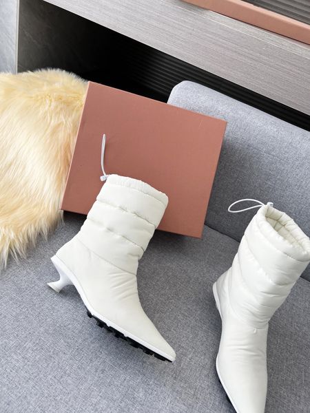 

2021 autumn winter high boots women designer trial lady fashion boot outdoor winter water proof warm material, Black