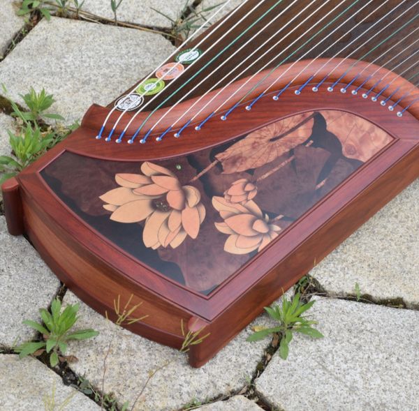

professional guzheng 163cm21 string water lotus pattern