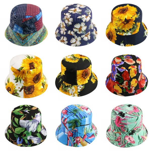 Yaz Kadın Parti Şapka Yetişkin Kadınlar Paketlenebilir Döner Balıkçı Şapka 22 Tasarımlar