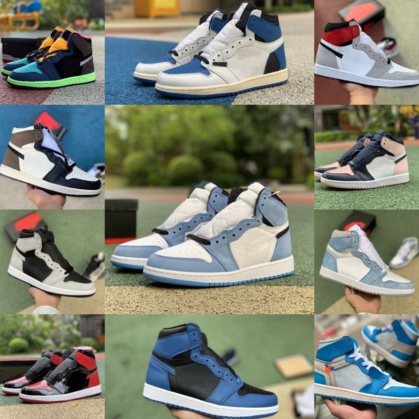 

jumpman 1 1s high sports basketball shoes mens women stage haze fragment bio hack shadow 2.0 bred patent twist hyper royal dark mocha obsidi