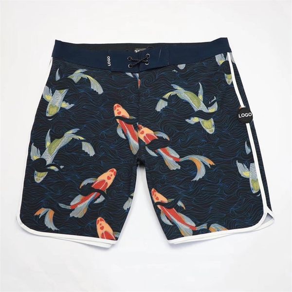 

summer board shorts fashion printed phantom surf swim bermuda quick dry waterproof 4-way elastic mens beach trunks 220425