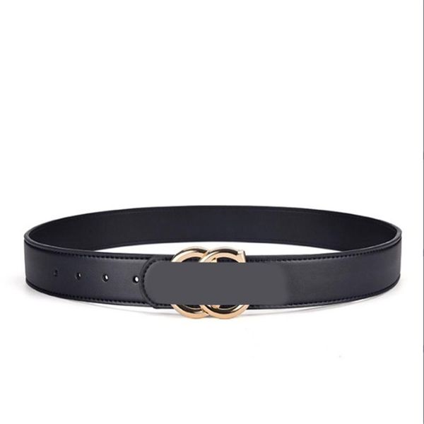 

designers belt big gold buckle men and women high man with box2836, Black;brown