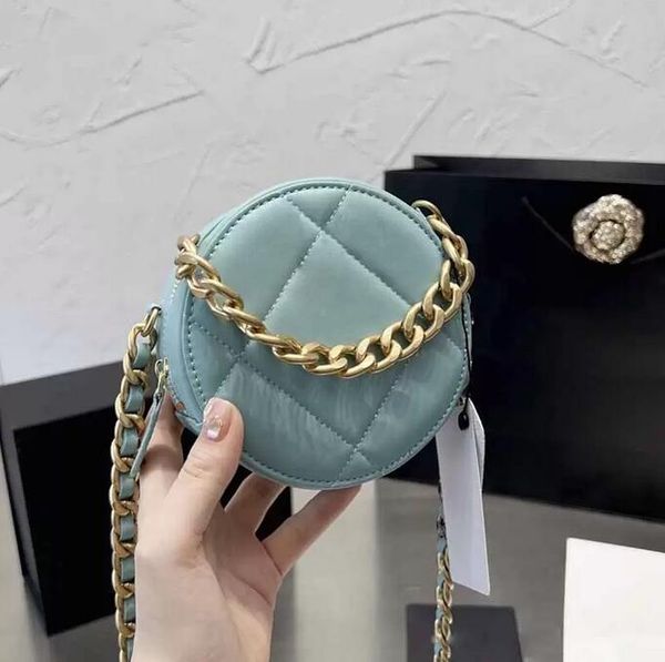 

sw 10cm mini vanity case designer bags metal handle solid colors handbag designers classic gold-tone chains hardware diamond quilting zipper