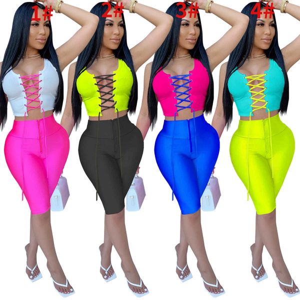 

summer womens tracksuit two piece set cutout stitching t shirt short sleeves pants outfits fashion jogging suits, Gray