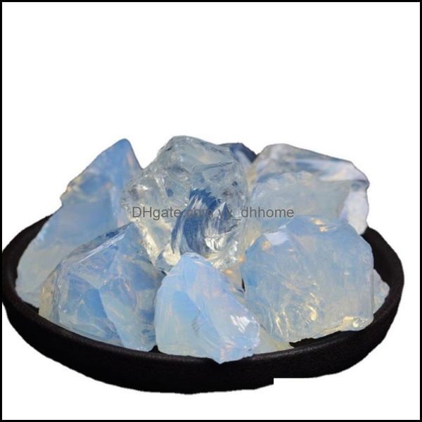 

loose gemstones jewelry irregar natural crystal stone for handmade pendant necklaces keychains making fashion acce dog, Black