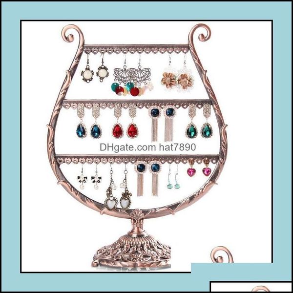 

jewelry stand packaging display vintage black copper earrings holder stud drop rack shelf af delivery 2021 neg1l vt6ez