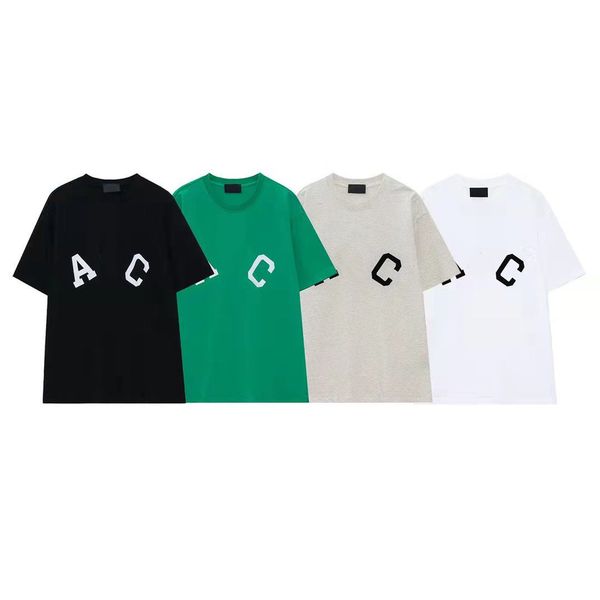 

t shirt spring and summer new fashion brand men and women couples with the same high street american print loose cotton casual short-sleeved, White;black