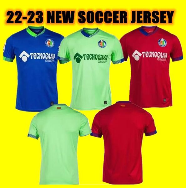 

2022 2023 getafe cf soccer jerseys special 75 years anniversary cucurella 15 arambarri 18 soria 13 olivera 17 22 23 men kids kit socks full, Black;yellow