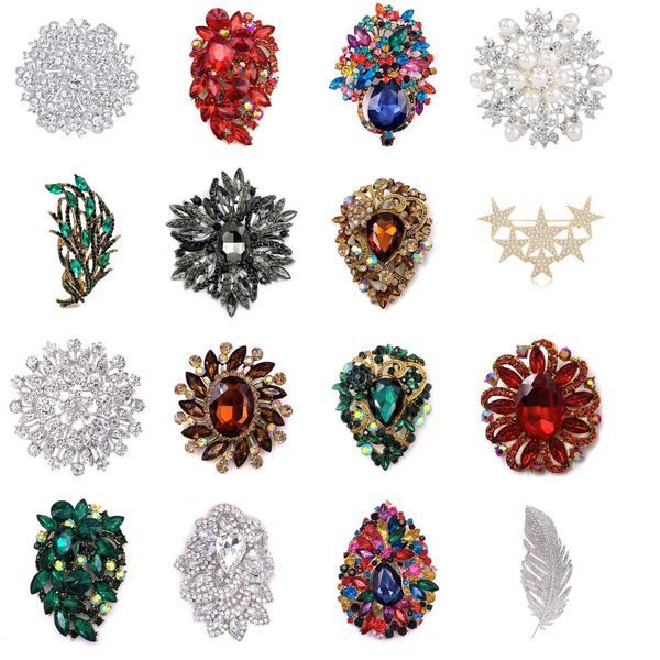 

hair accessories ever faith womens wedding cor clear crystal simated pearl elegant flower leaf brooch for women bride amfpz