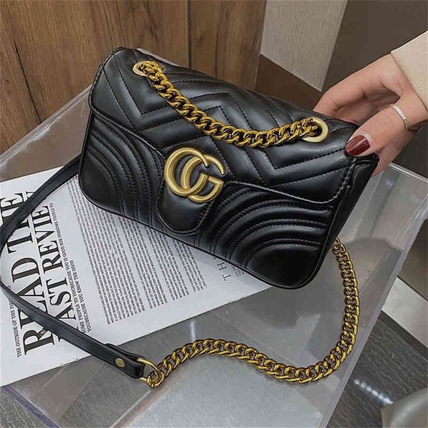 

women's korean version net red chain small square texture fashion single shoulder messenger bag small square bag 75% purses stores sale