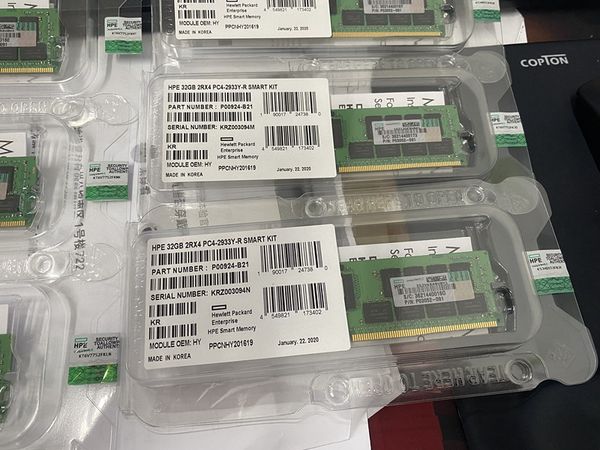 RAMs P00924-B21 32 GB 2RX4 DDR4 PC4-2933Y-R Speicher Stellen Sie sicher, dass es sich um Neuware in der Originalverpackung handelt
