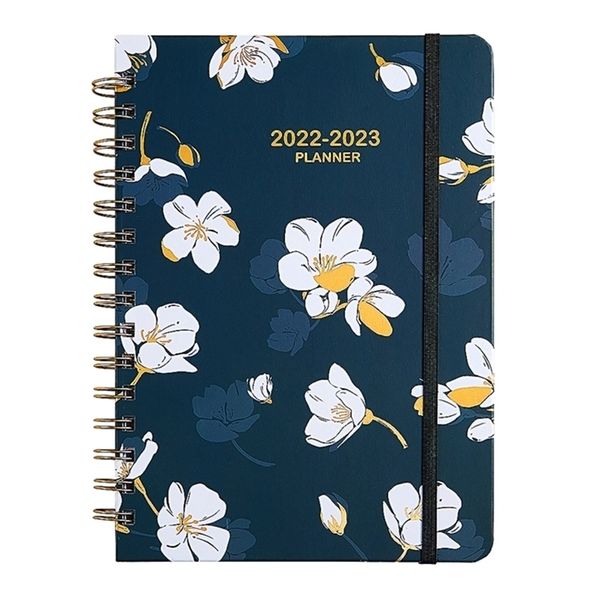 Planner Quaderno a spirale Agenda A5 Blocco note Giornaliero Mensile Agenda annuale Diario Scuola Cancelleria per ufficio 220401