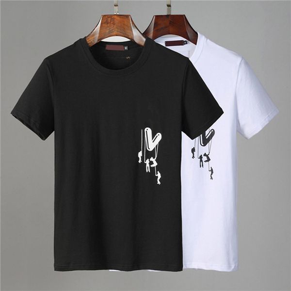 T-shirt da uomo 3D estiva di ultima moda Teschio Hip Hop Camisetas Abbigliamento da strada T-shirt da palestra Casual O-Collo Manica corta Top Tee T-shirt nera da uomo