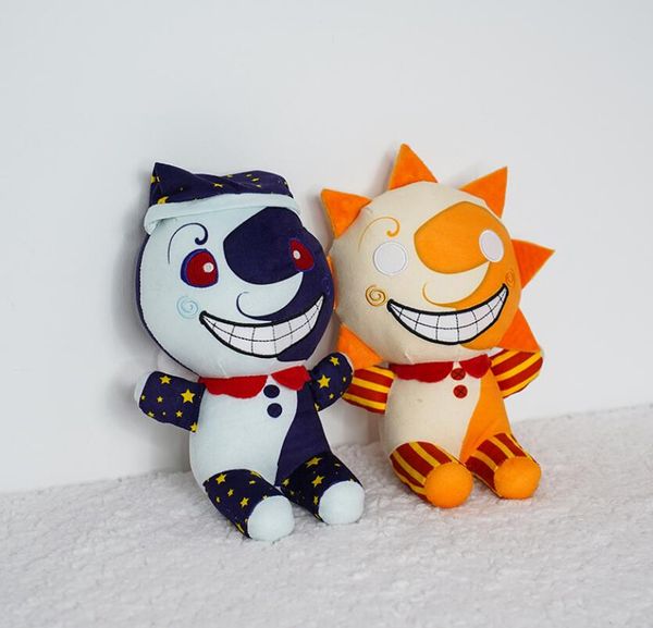 

25cm sun and clown stuffed plush pillow children room decoration or kids sleeping pillow toy