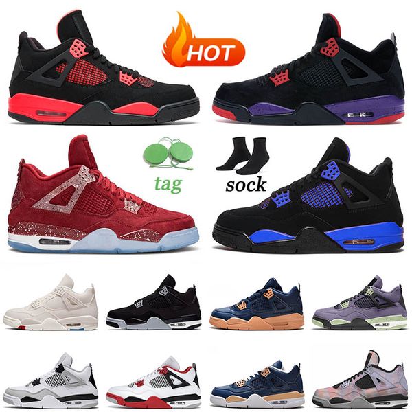 

jumpman 4 4s basketball shoes mens sports university blue red thunder columbia what the lightning starfish womens sneakers designer trainers