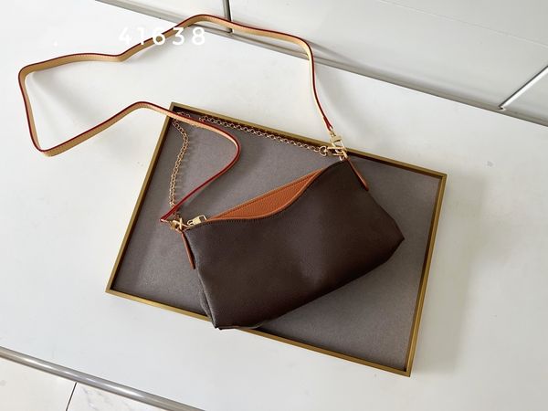 

5a pallas cluth bags double straps designer wallet women shoulder crossbody bag purse clutch