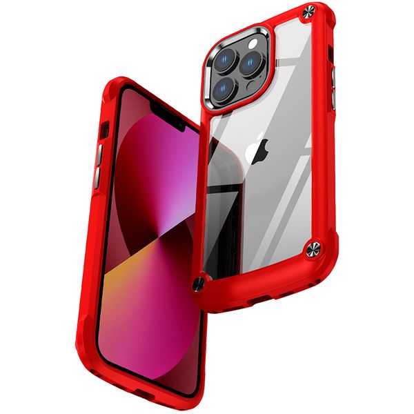 

crystal clear shockproof phone cases for iphone 13 12 11 pro max transparent anti drop hybrid pc tpu xsmax xr xs x 8 7 plus se2 se3 cellphon