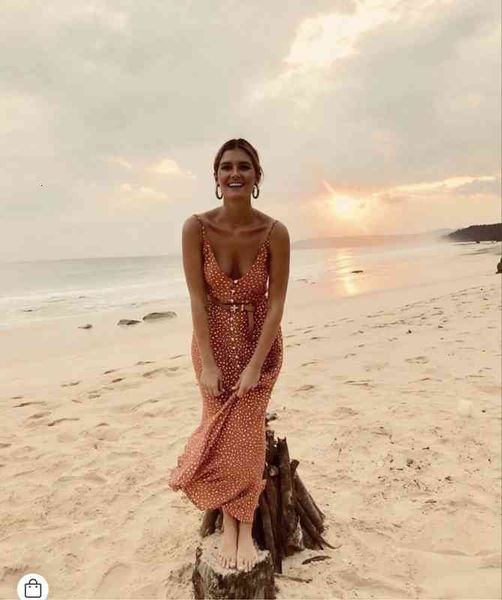 

casual dresses 2022 summer bohemian suspender dress beach resort storm point 938p, Black;gray