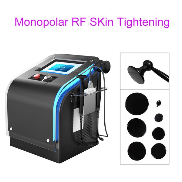 Monopolar RF Face Machine Radio Frequência Facial Levantamento Cuidados de Pele Apertando Máquinas de Emagrecimento Corporal