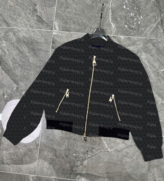 

vintage jacquard womens coats vintage letters flowers design jacket long sleeve fashion jackets, Black;brown