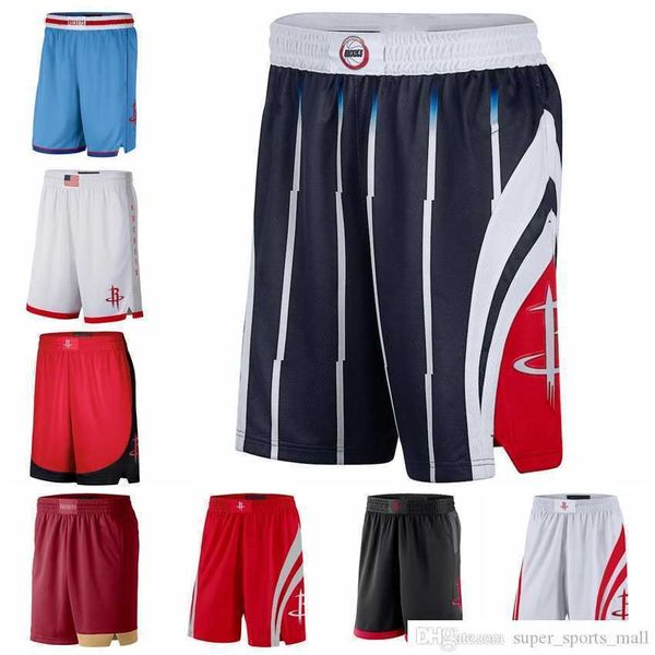 

printed houston''rockets''men 2021-22 city swingman pants edition basketball shorts performance black
