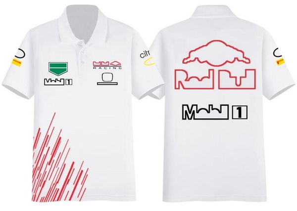 

f1 racing polo shirt 2022 summer team logo short-sleeved t-shirt