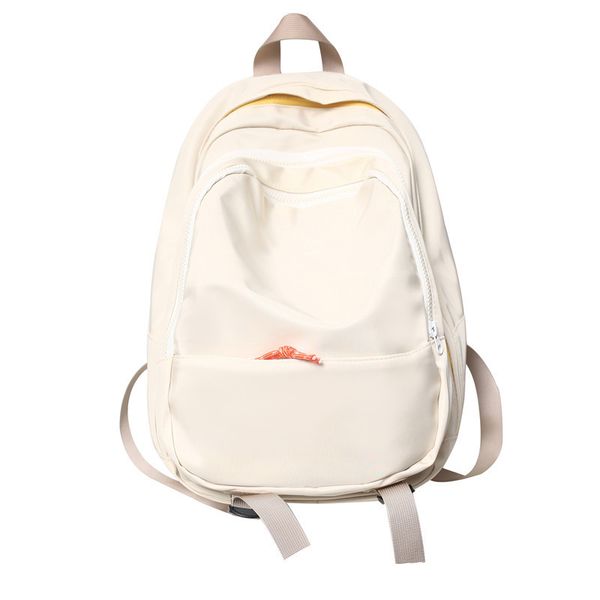 

bag waterproof wearproof large capacity nylon backpack lovers japan and korea style plain casual versatile valise fashion