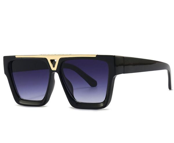

ljia sunglasses designer polarized luxury sunglasses printing logo square sunglassvs with a big frame original packaging business-28, White;black