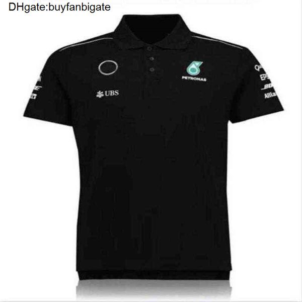 

luxury men's petronas designer t shirts mercedes f1 formula one racing polos women casual short sleeve t-shirts benz polo lewis hamilto, White;black