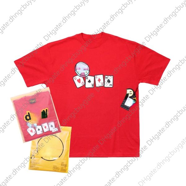 

t shirt summer cotton men tshirt male womens tshirt short sleeve house playing cards, White;black