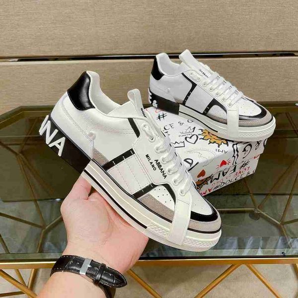 

2022 new men shoes alphabet craft embellishment silk cowhide fabric classic and fashion luxury shine three-dimensional brand running sneaker