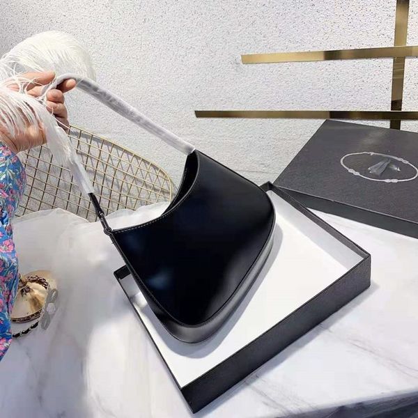 

summer 2022 designer new medieval underarm bag shiny leather stylish one shoulder handbag vintage baguette bag