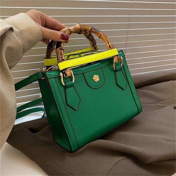 

new women's portable single messenger tote fashion simple foreign style bamboo slub 80% off purse sales