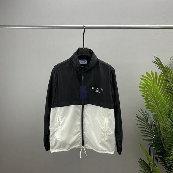 

women's jackets new design sun protection black and white stitching jacket mens designer jacket m-xxl, Black;brown