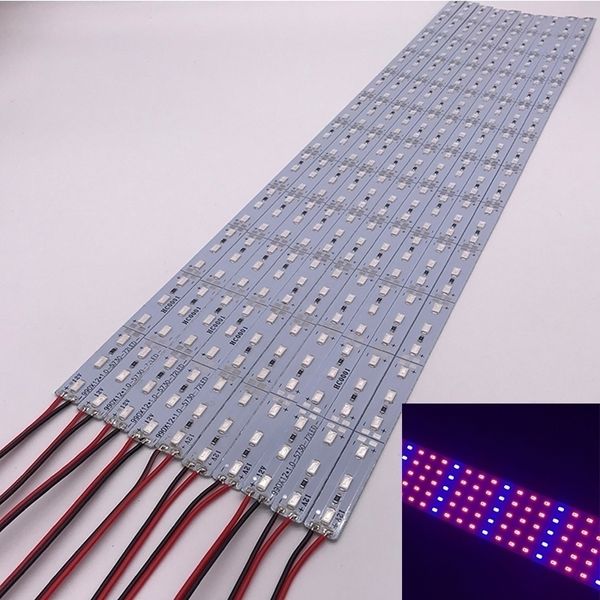 NECEN 0,5m 10pcs 12V Plantas LED Grow Light DC12V 5730 Luz de barra para Rium Greenhouse Plant Growing 10pcslot Y200917