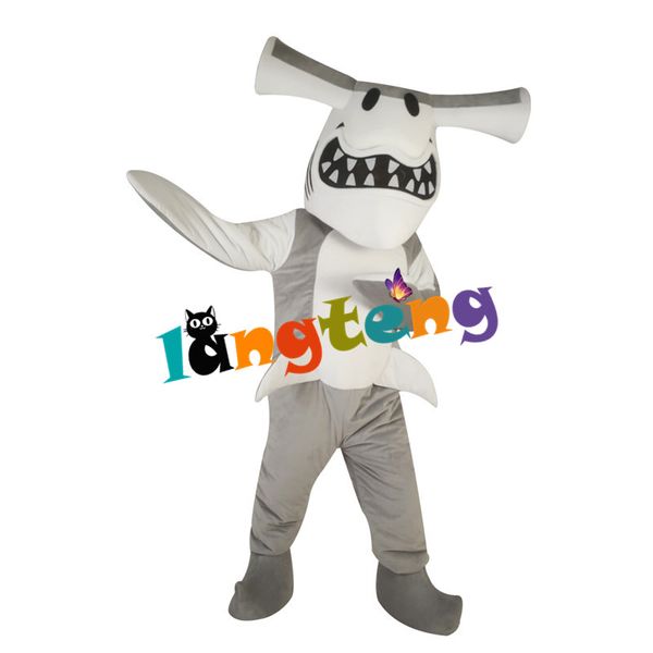 

mascot doll costume 905 grey shark tiger shark mascot costume cospla cartoon character suit for life size, Red;yellow